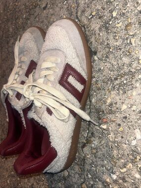 Back 70 Teddy Sneakers in Butter/Wine